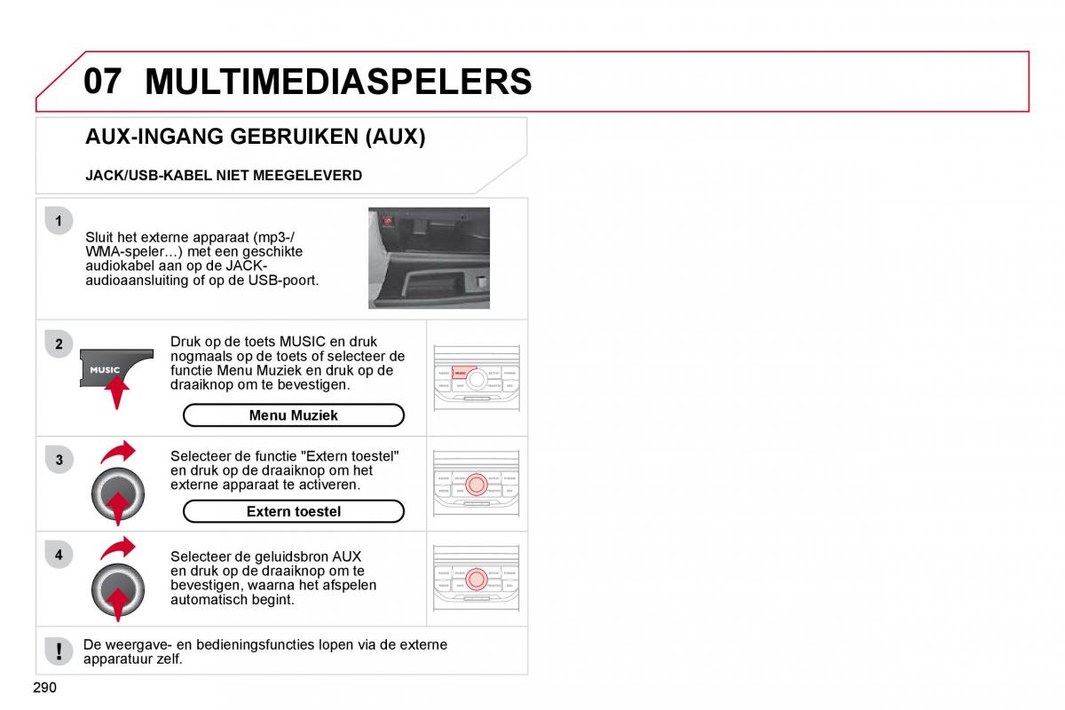 Citroen C4 Picasso I 1 owners manual handleiding / page 313