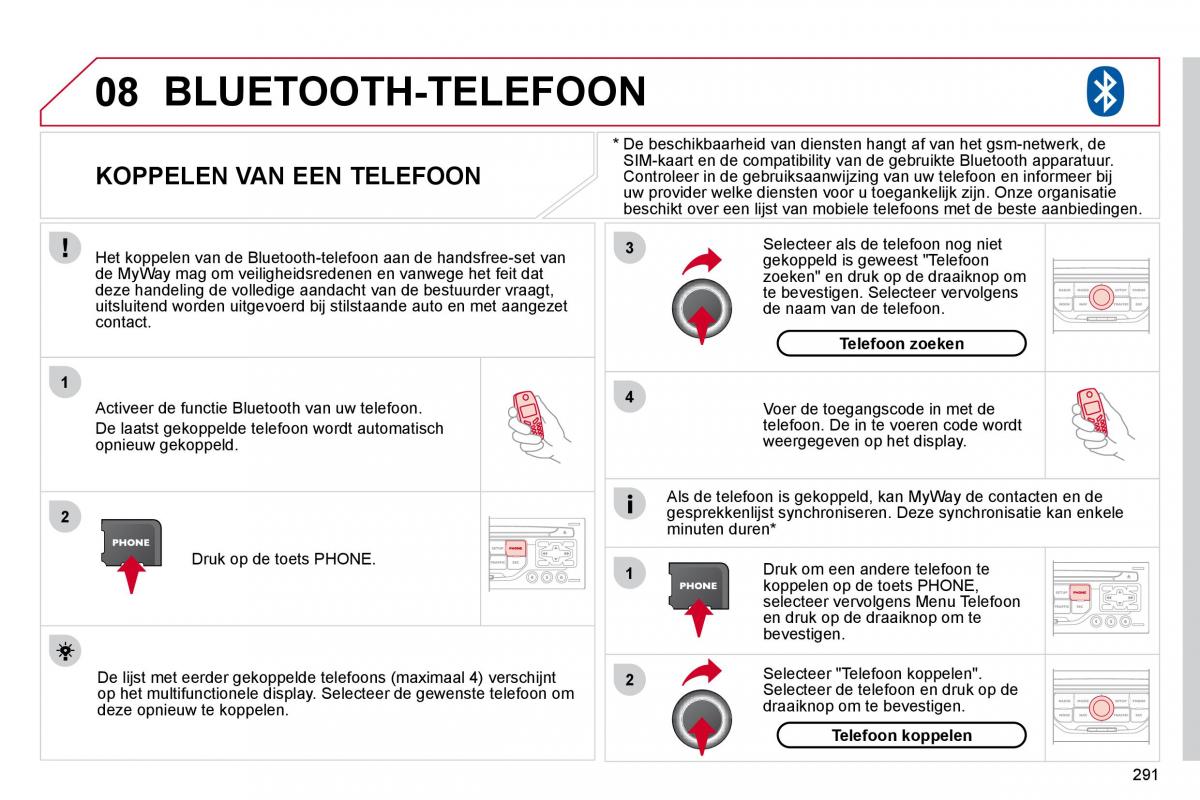 Citroen C4 Picasso I 1 owners manual handleiding / page 314