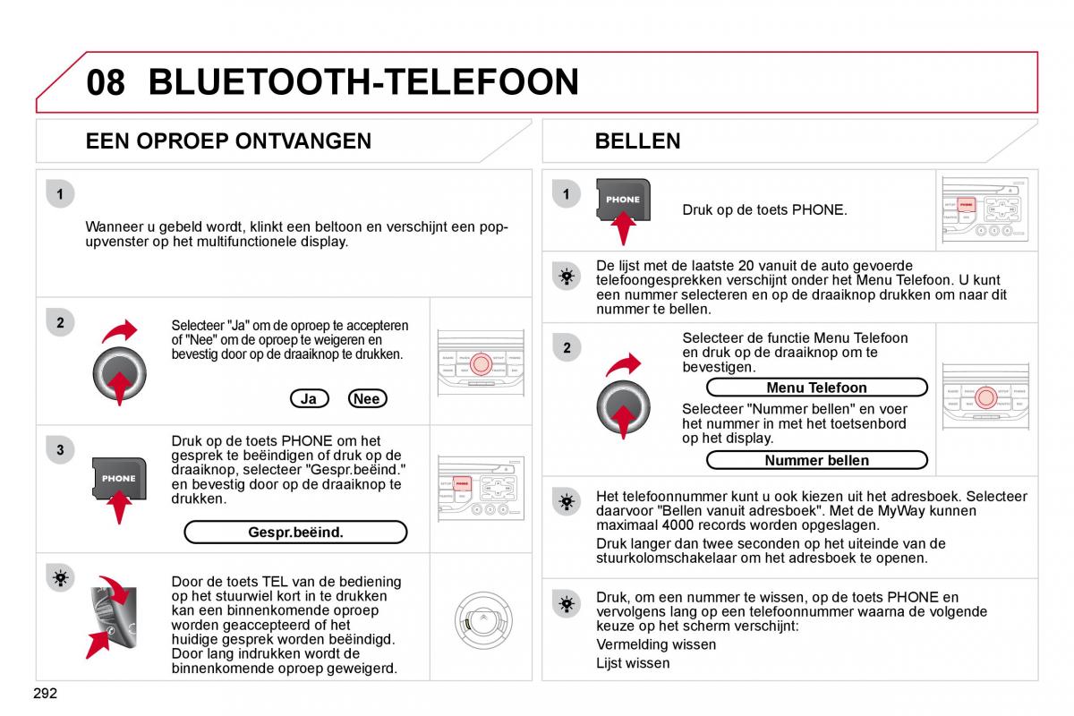 Citroen C4 Picasso I 1 owners manual handleiding / page 315