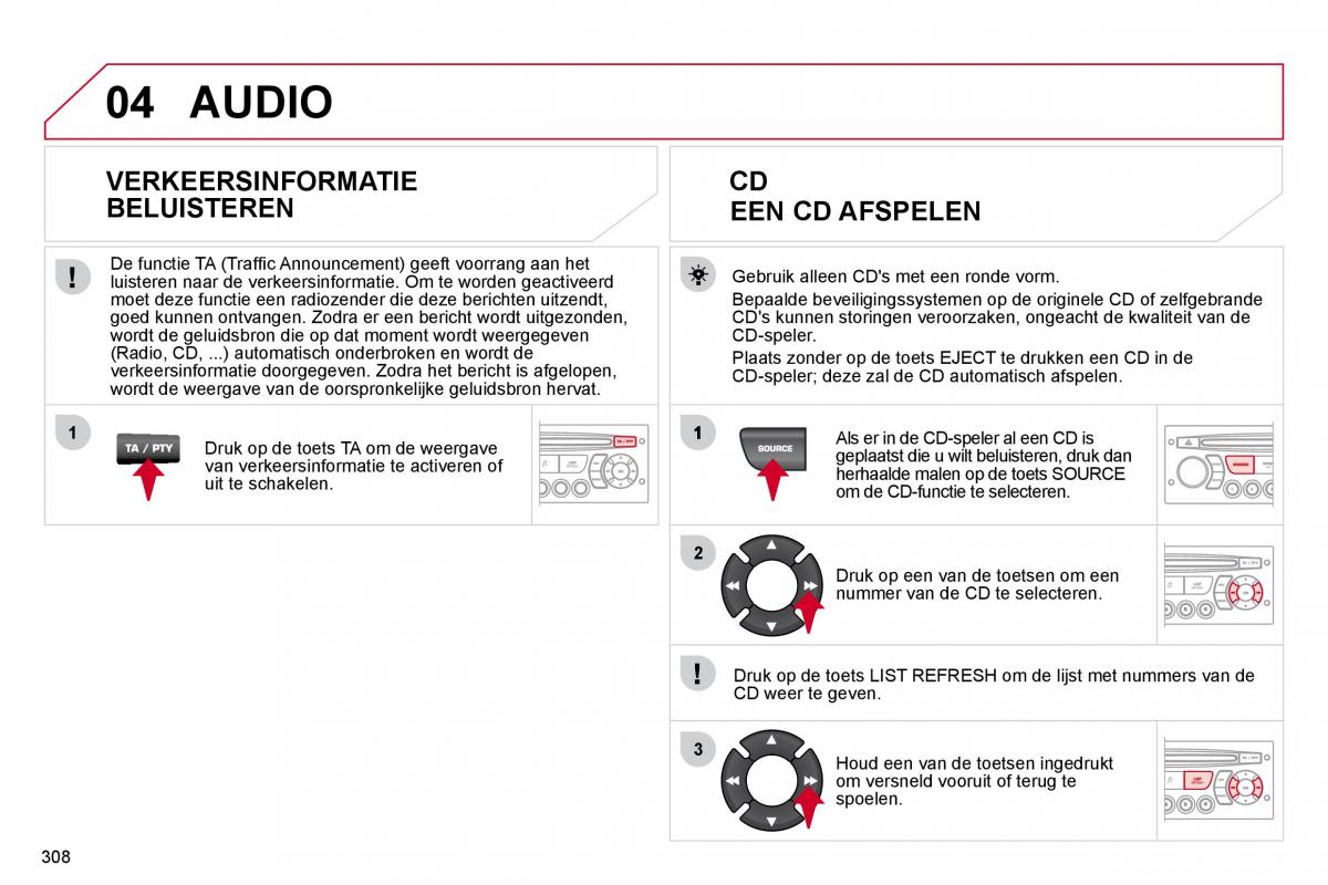 Citroen C4 Picasso I 1 owners manual handleiding / page 331