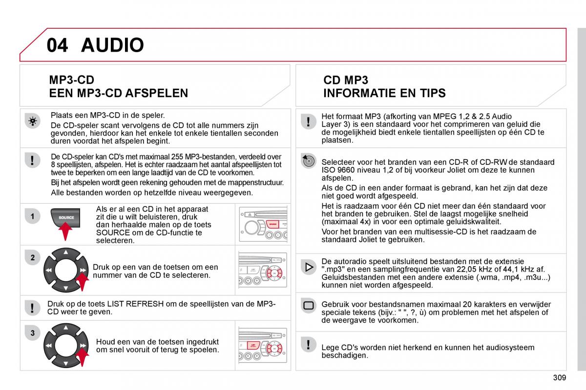 Citroen C4 Picasso I 1 owners manual handleiding / page 332