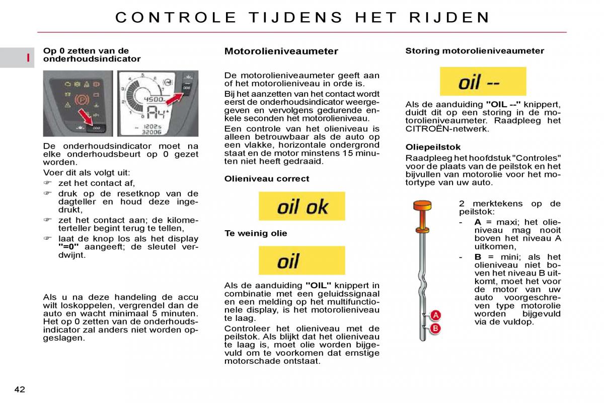 Citroen C4 Picasso I 1 owners manual handleiding / page 38