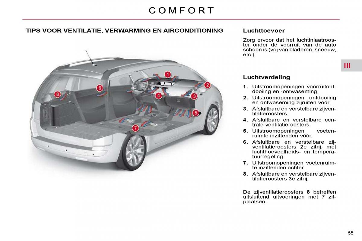 Citroen C4 Picasso I 1 owners manual handleiding / page 53