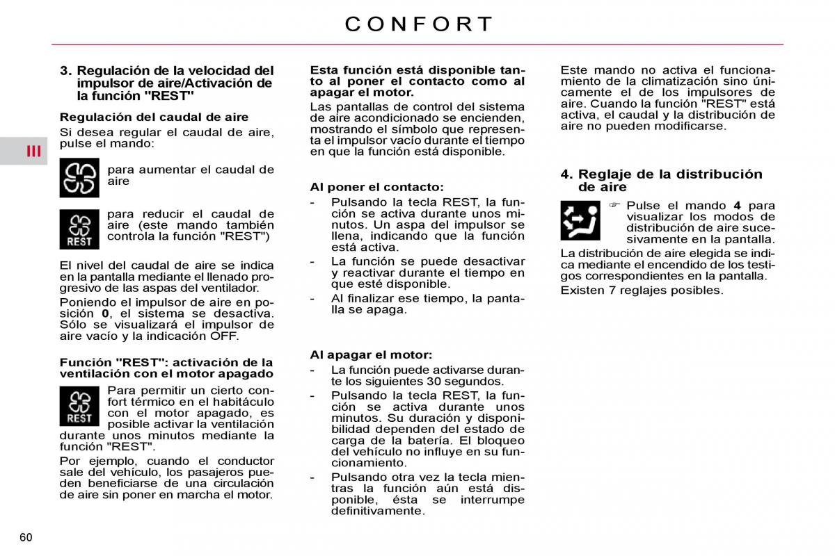 Citroen C4 Picasso I 1 owners manual manual del propietario / page 58
