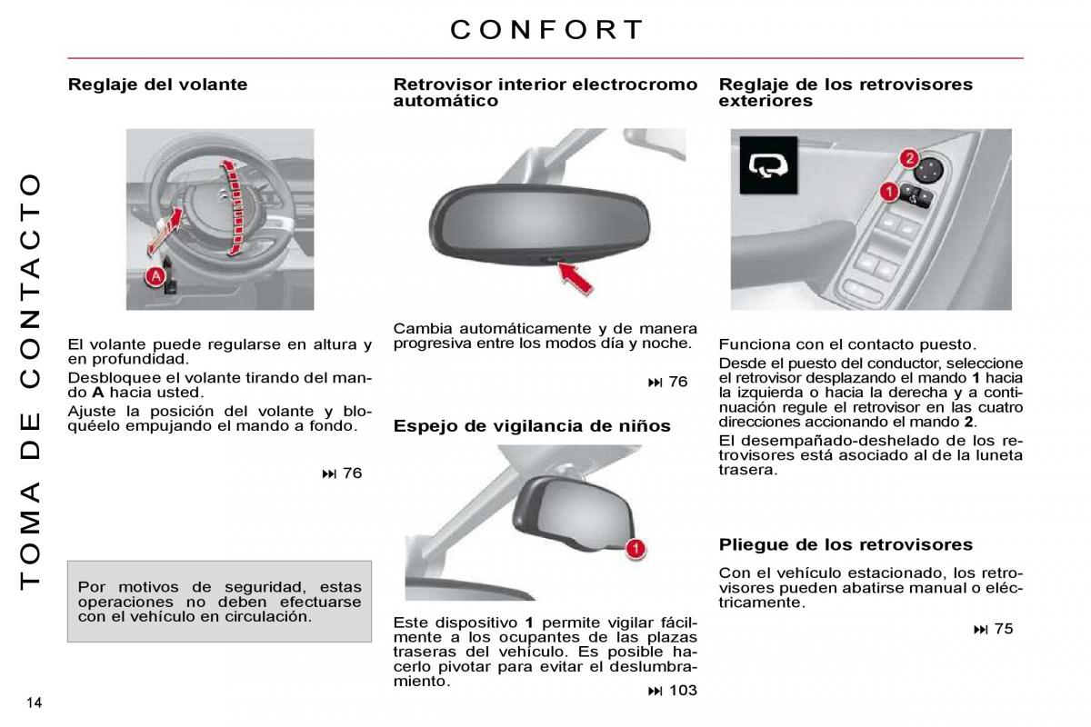 Citroen C4 Picasso I 1 owners manual manual del propietario / page 11