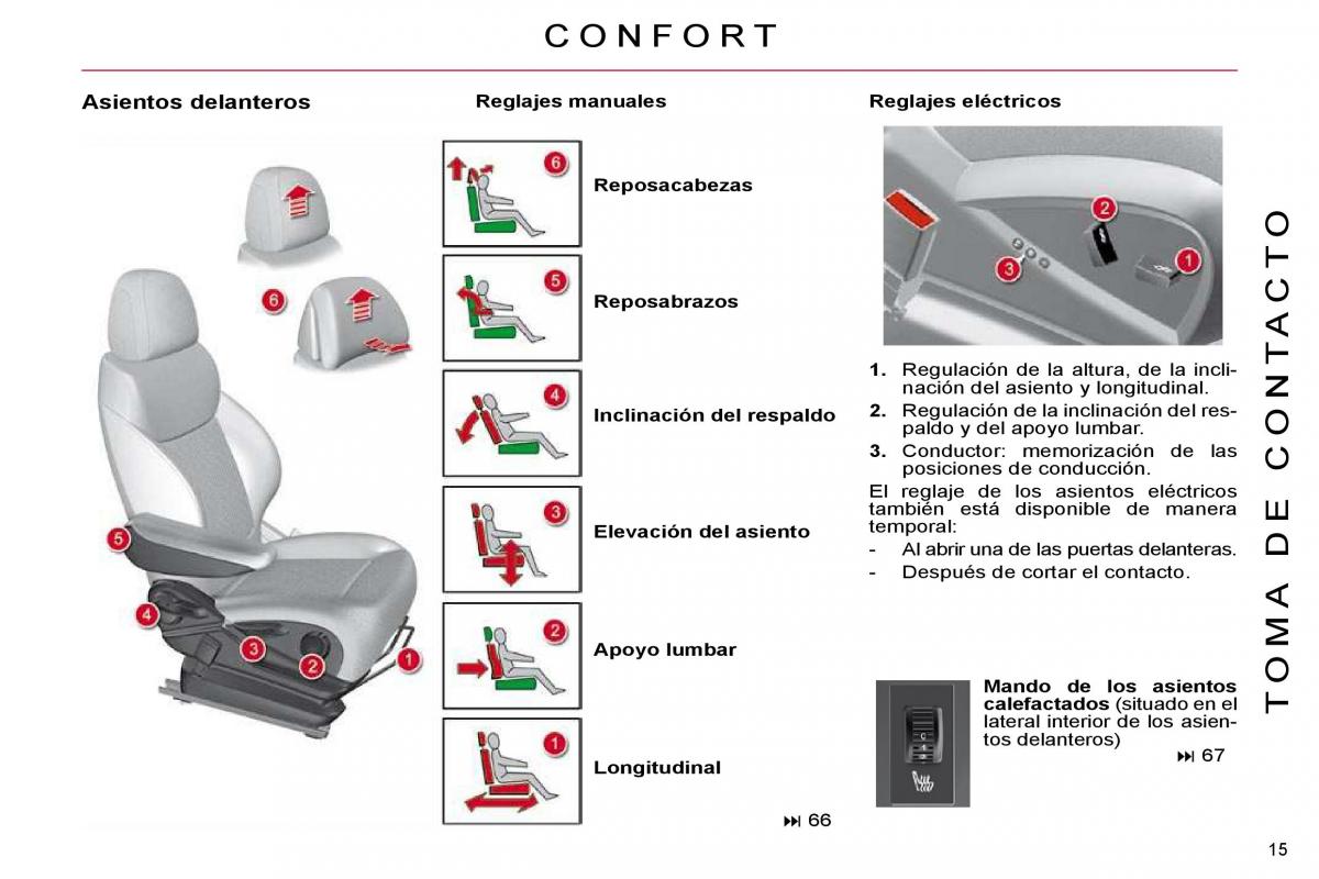 Citroen C4 Picasso I 1 owners manual manual del propietario / page 12