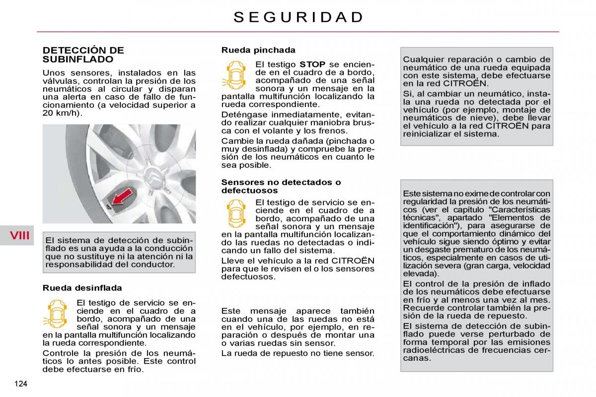 Citroen C4 Picasso I 1 owners manual manual del propietario / page 149