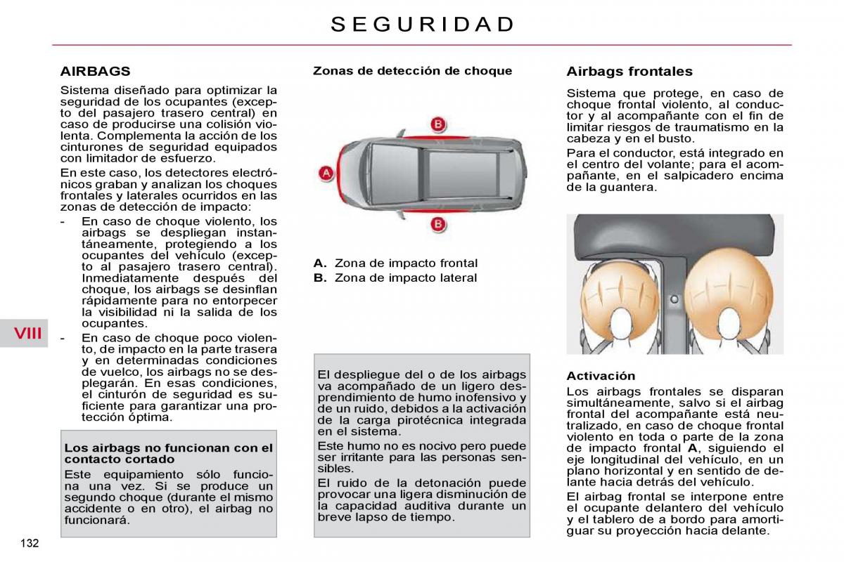 Citroen C4 Picasso I 1 owners manual manual del propietario / page 157