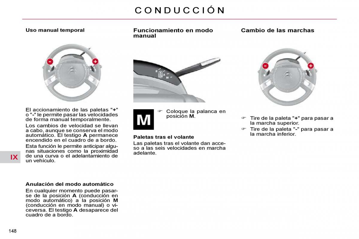 Citroen C4 Picasso I 1 owners manual manual del propietario / page 174