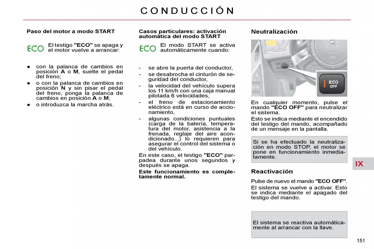 Citroen C4 Picasso I 1 owners manual manual del propietario / page 177