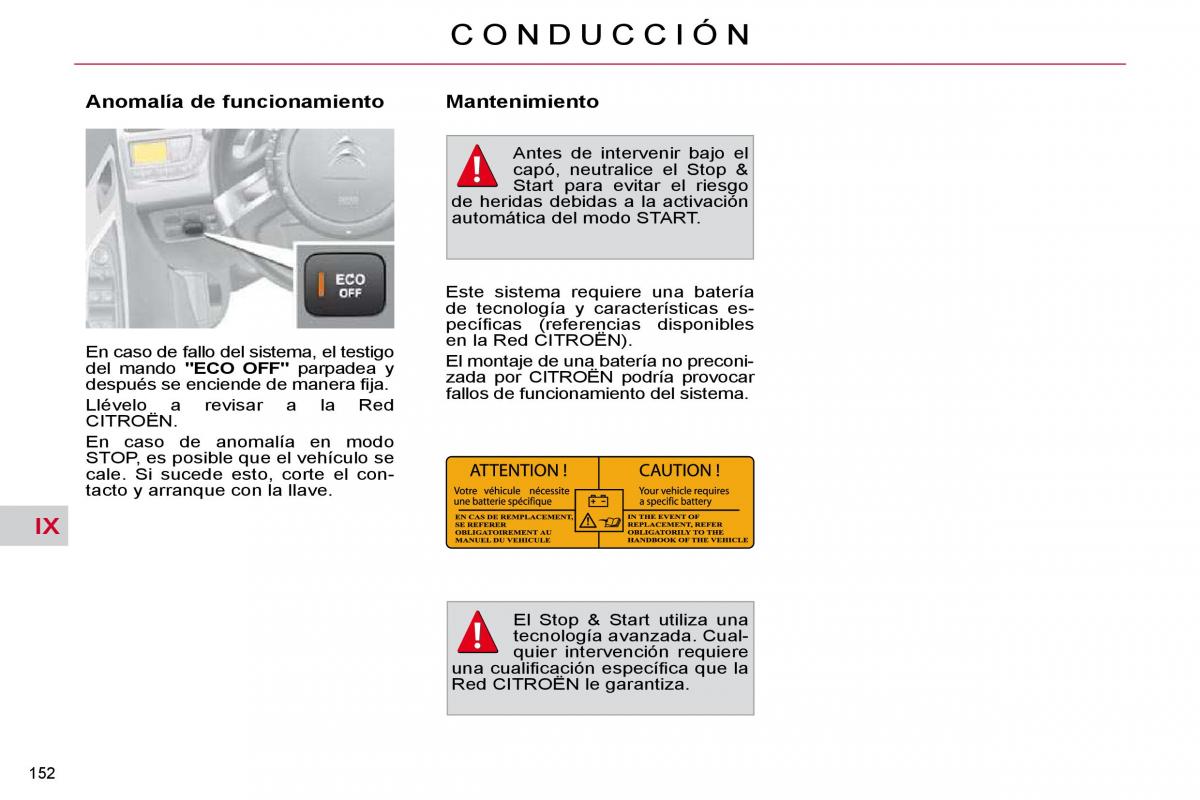 Citroen C4 Picasso I 1 owners manual manual del propietario / page 178