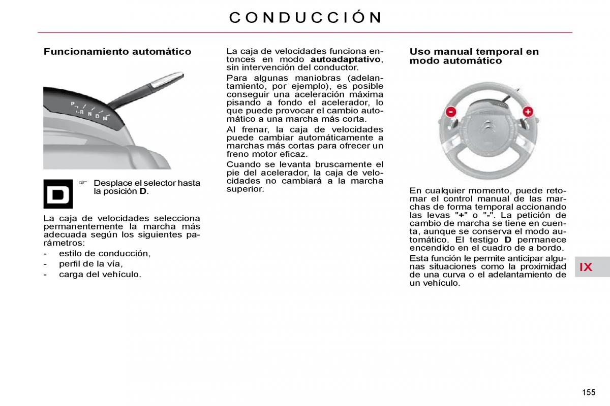 Citroen C4 Picasso I 1 owners manual manual del propietario / page 181