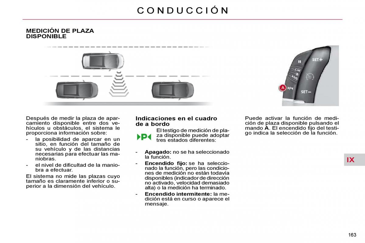 Citroen C4 Picasso I 1 owners manual manual del propietario / page 189