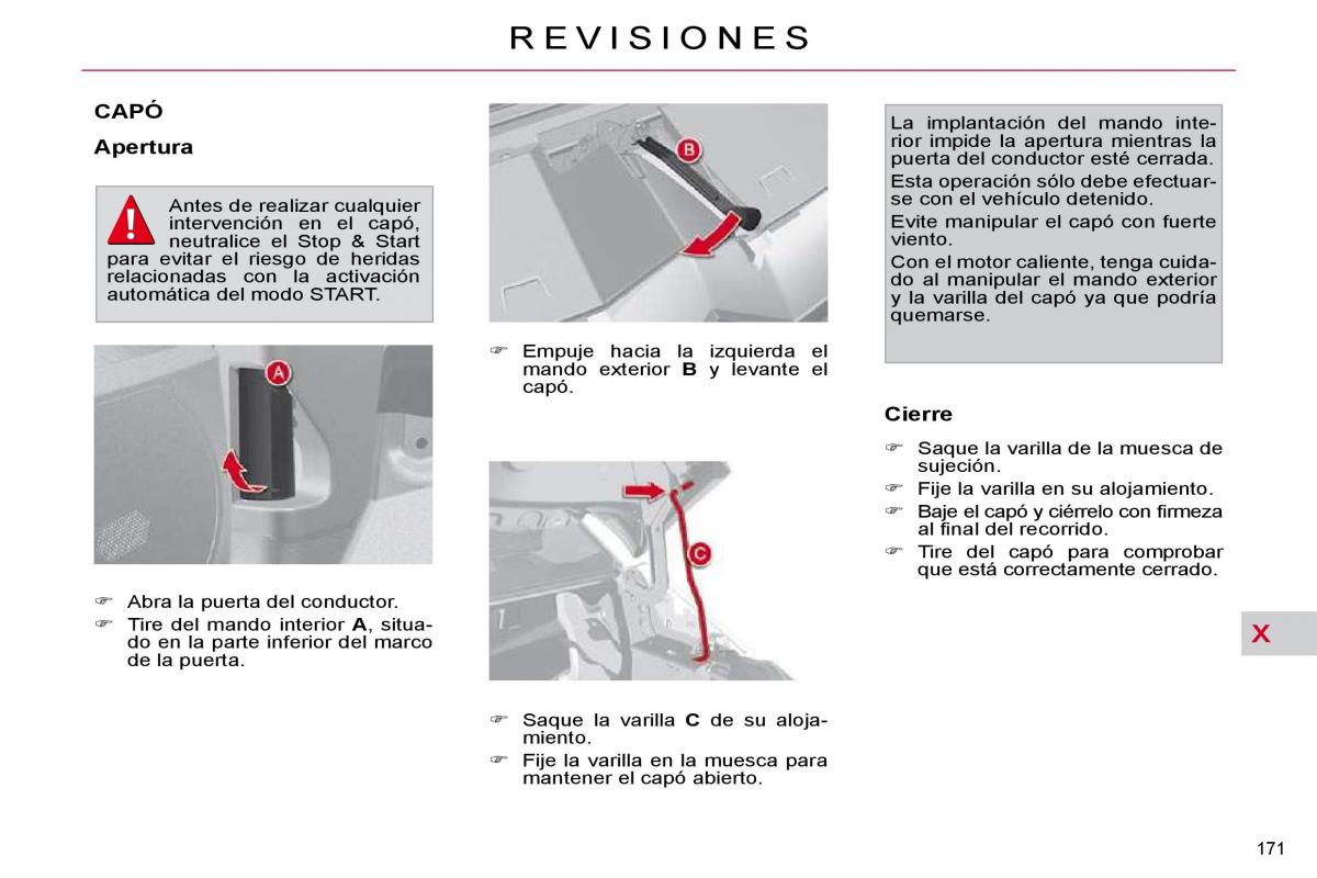 Citroen C4 Picasso I 1 owners manual manual del propietario / page 196