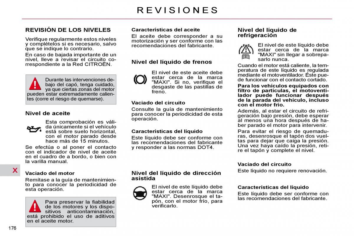 Citroen C4 Picasso I 1 owners manual manual del propietario / page 201