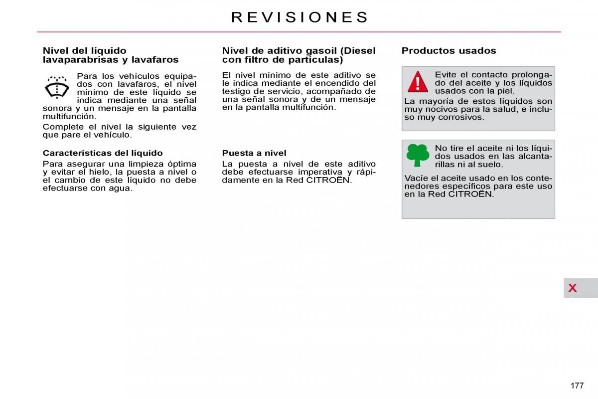 Citroen C4 Picasso I 1 owners manual manual del propietario / page 202