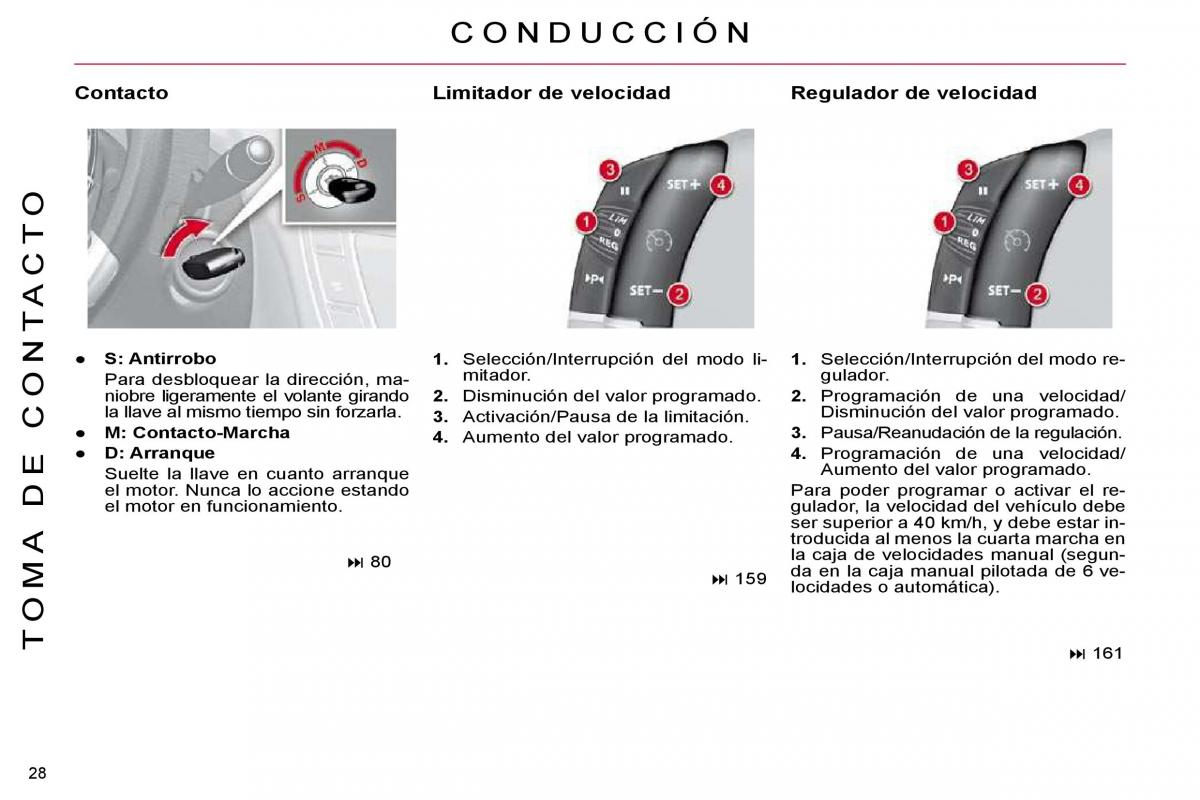 Citroen C4 Picasso I 1 owners manual manual del propietario / page 25