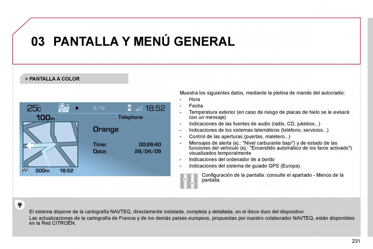 Citroen C4 Picasso I 1 owners manual manual del propietario / page 257