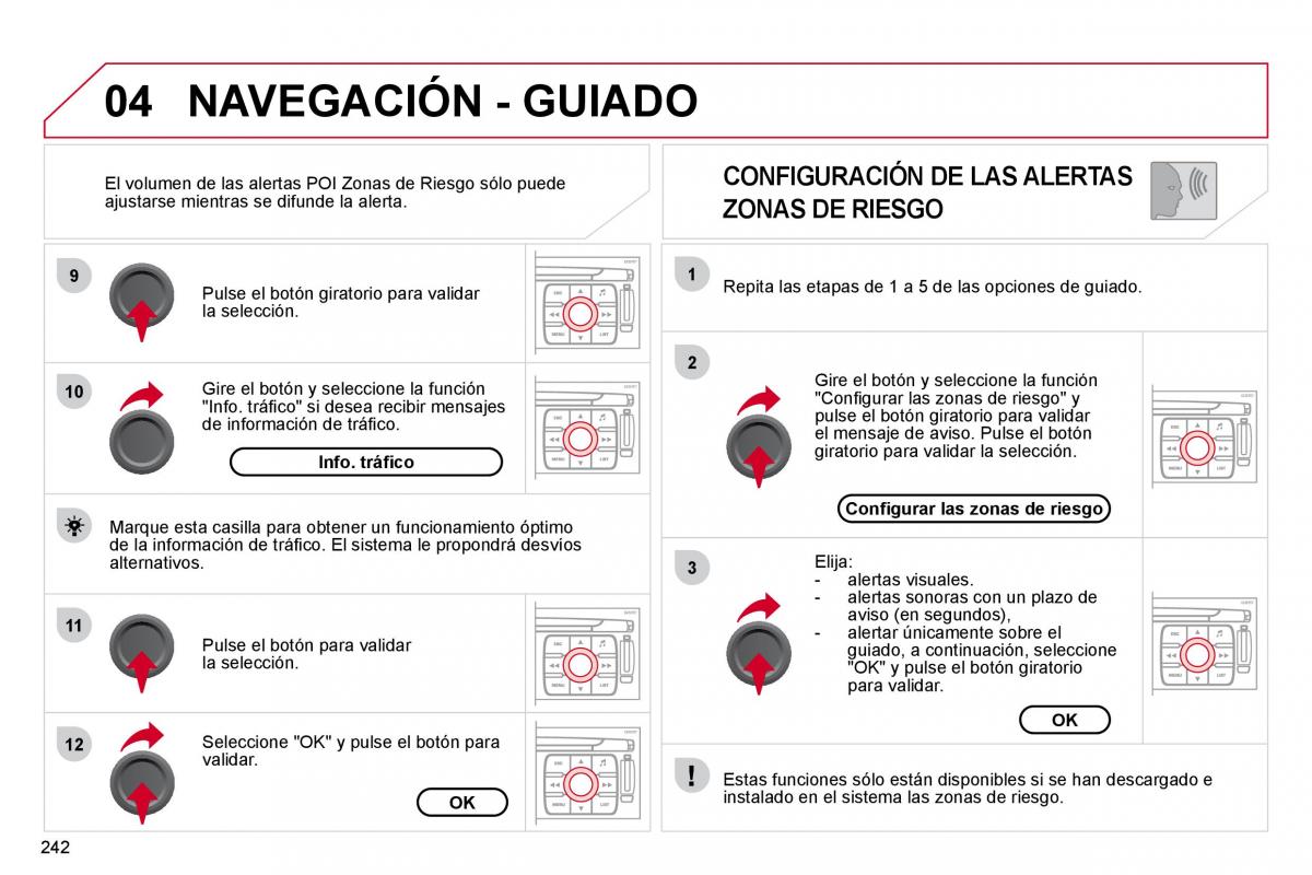 Citroen C4 Picasso I 1 owners manual manual del propietario / page 268