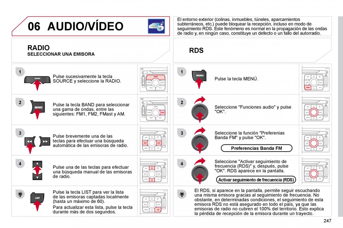 Citroen C4 Picasso I 1 owners manual manual del propietario / page 273