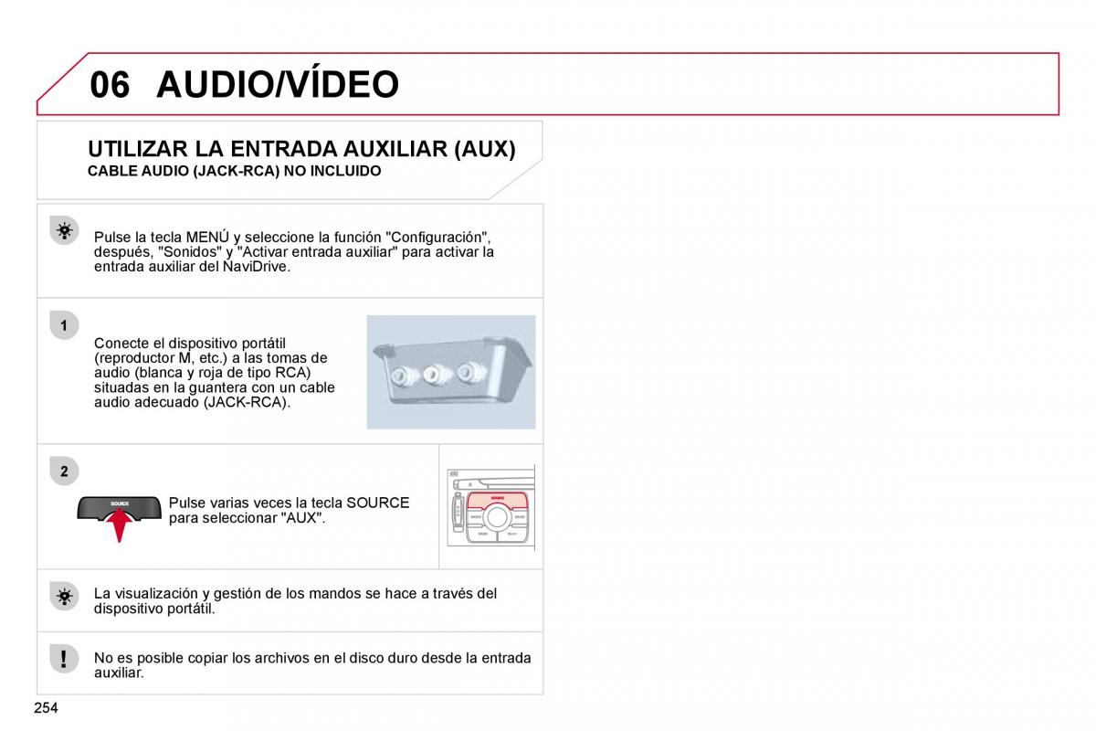 Citroen C4 Picasso I 1 owners manual manual del propietario / page 280