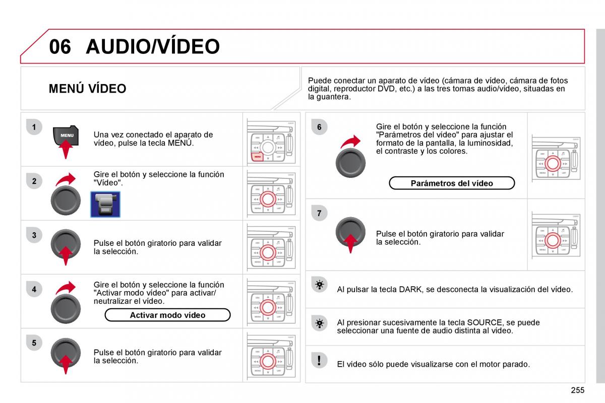 Citroen C4 Picasso I 1 owners manual manual del propietario / page 281