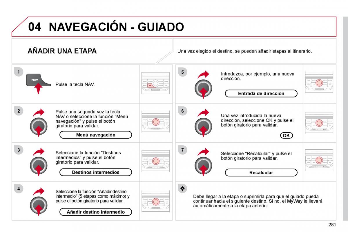 Citroen C4 Picasso I 1 owners manual manual del propietario / page 306