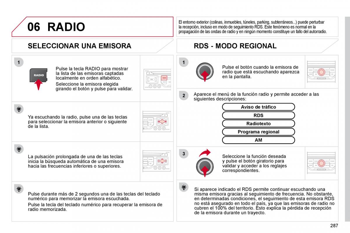 Citroen C4 Picasso I 1 owners manual manual del propietario / page 312