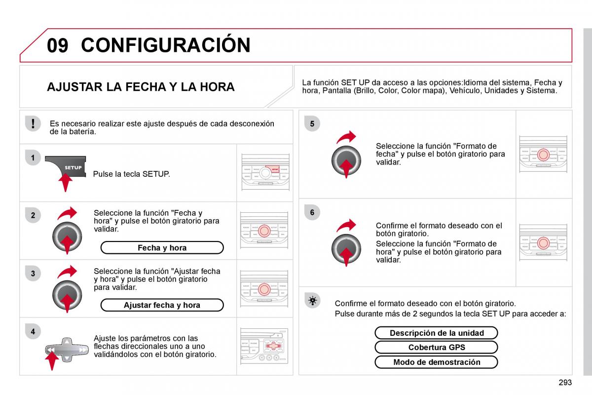 Citroen C4 Picasso I 1 owners manual manual del propietario / page 318