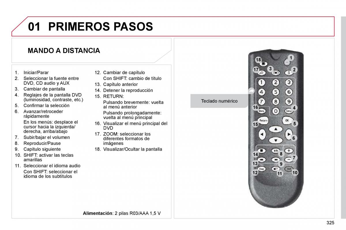 Citroen C4 Picasso I 1 owners manual manual del propietario / page 350