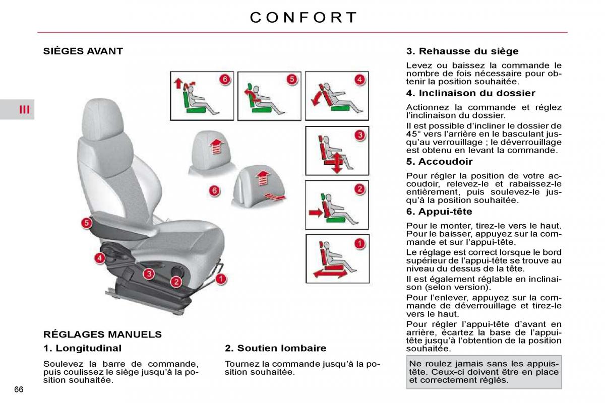 Citroen C4 Picasso I 1 owners manual manuel du proprietaire / page 56