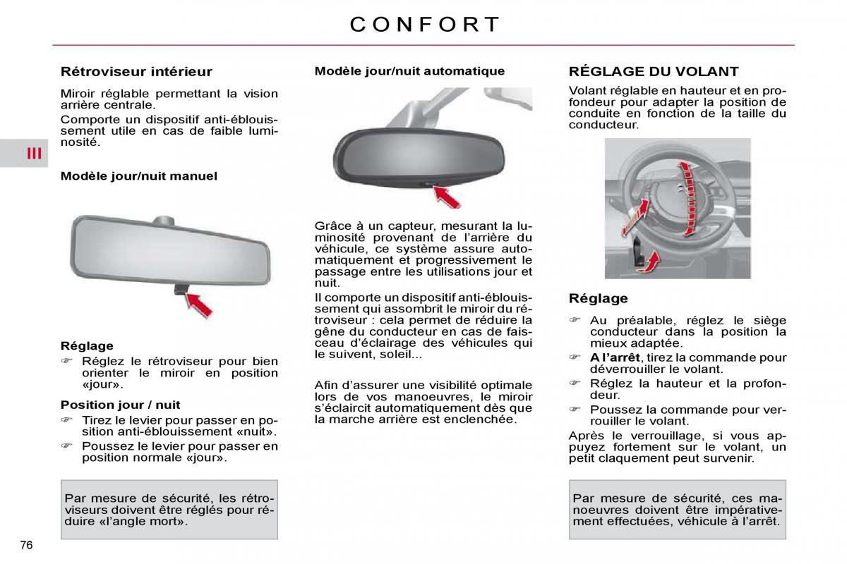 Citroen C4 Picasso I 1 owners manual manuel du proprietaire / page 67