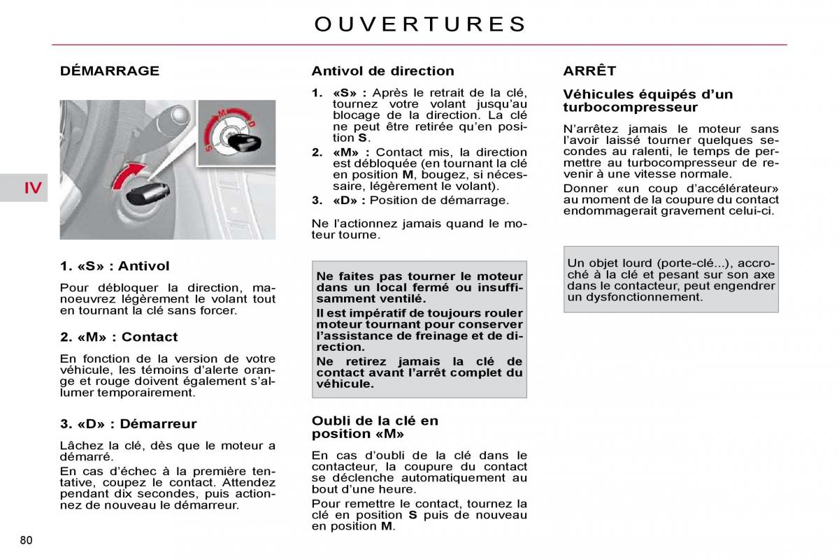 Citroen C4 Picasso I 1 owners manual manuel du proprietaire / page 71