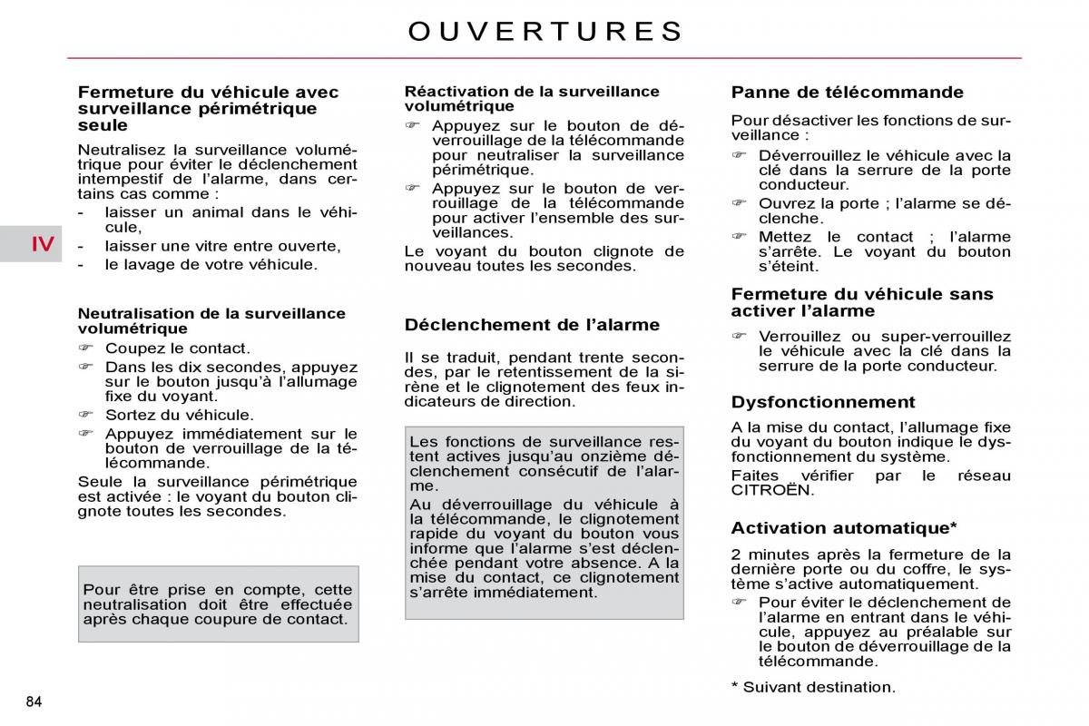 Citroen C4 Picasso I 1 owners manual manuel du proprietaire / page 79