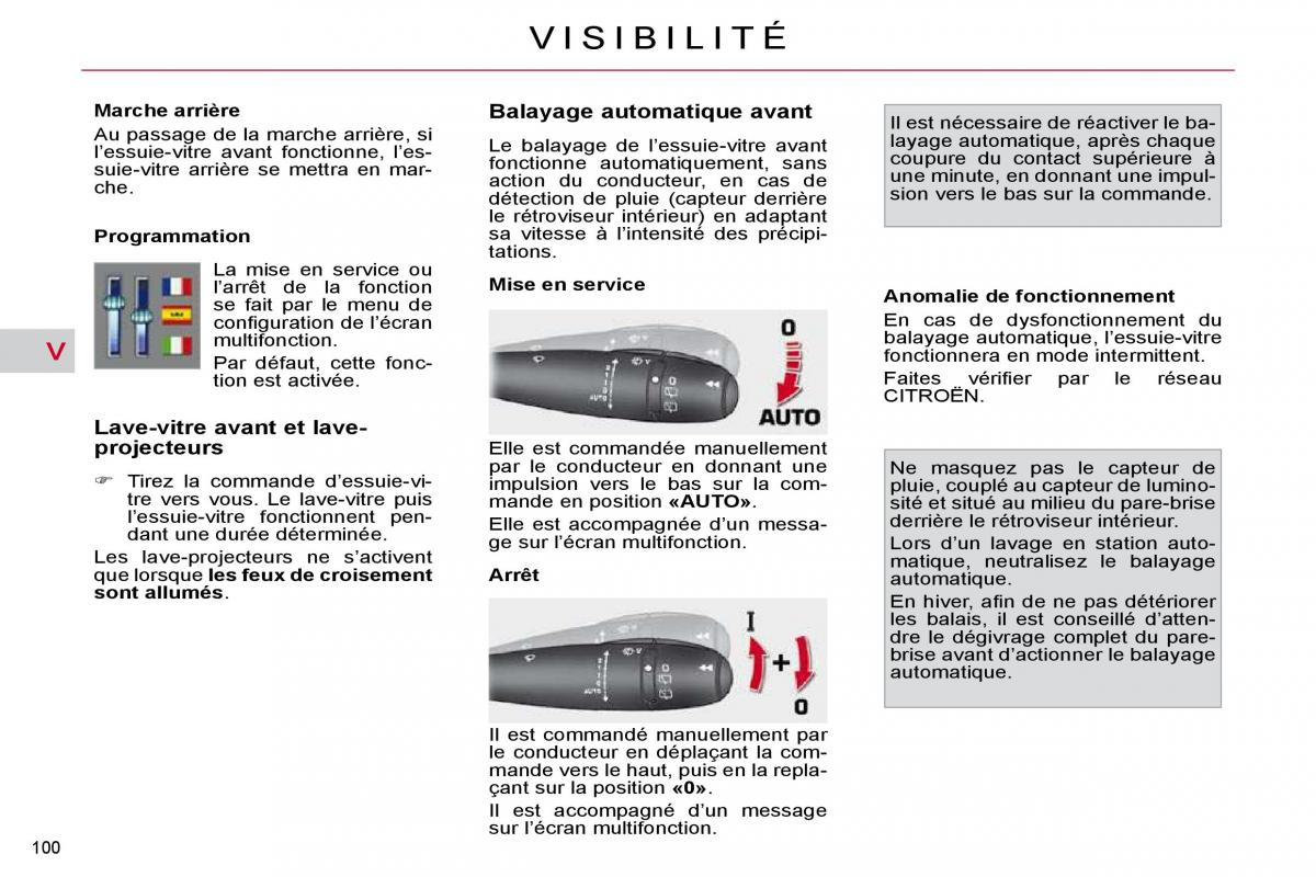 Citroen C4 Picasso I 1 owners manual manuel du proprietaire / page 92