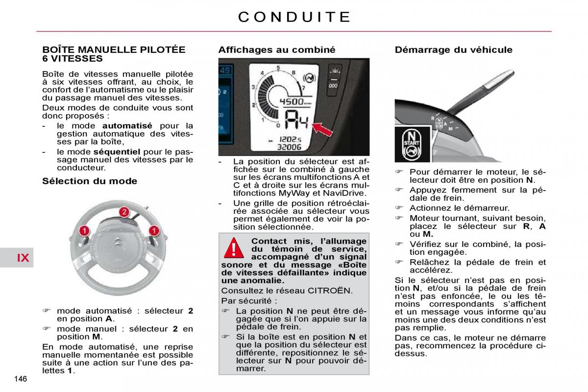 Citroen C4 Picasso I 1 owners manual manuel du proprietaire / page 151