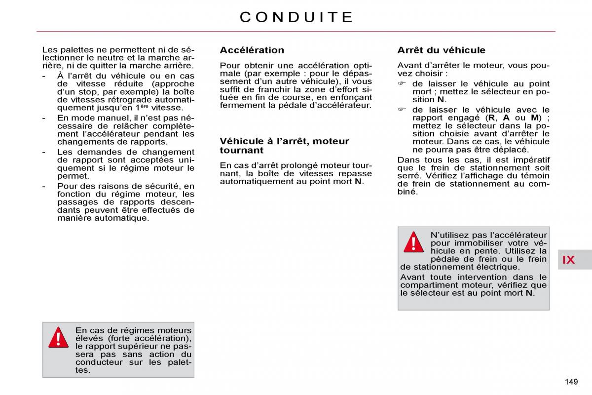 Citroen C4 Picasso I 1 owners manual manuel du proprietaire / page 154