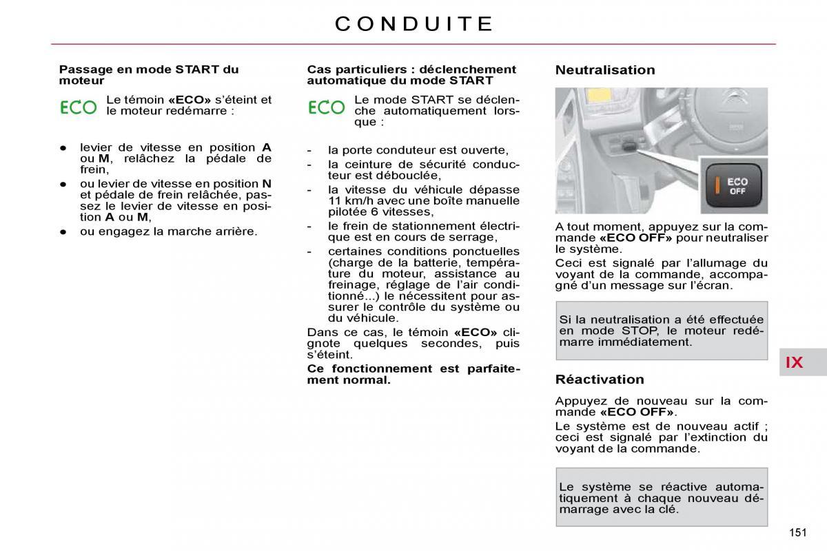 Citroen C4 Picasso I 1 owners manual manuel du proprietaire / page 156