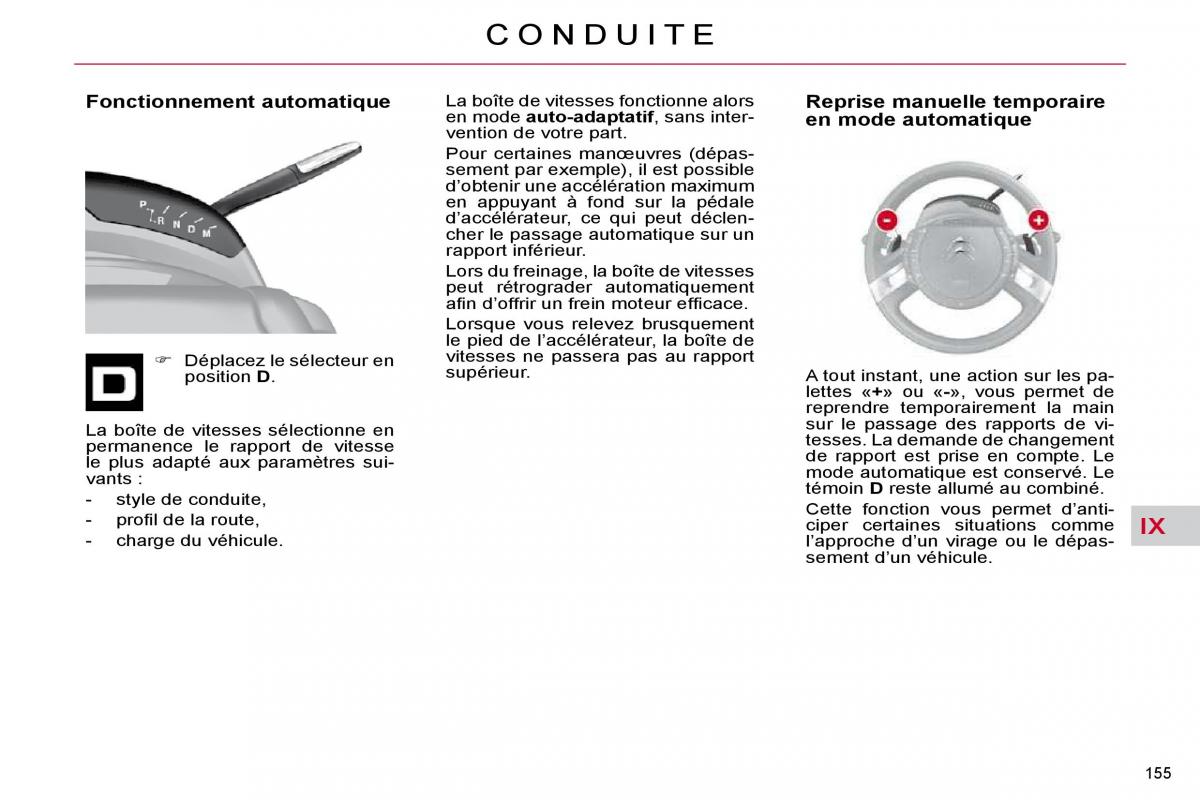 Citroen C4 Picasso I 1 owners manual manuel du proprietaire / page 160