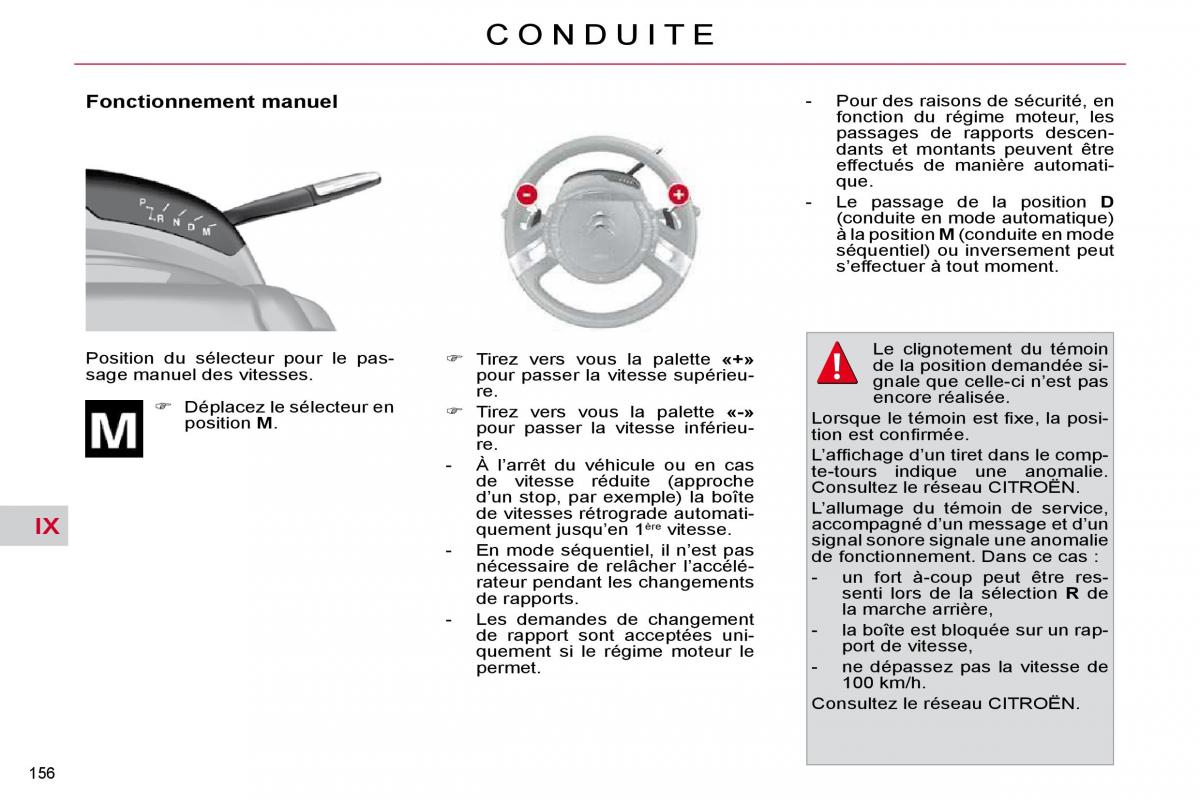 Citroen C4 Picasso I 1 owners manual manuel du proprietaire / page 161