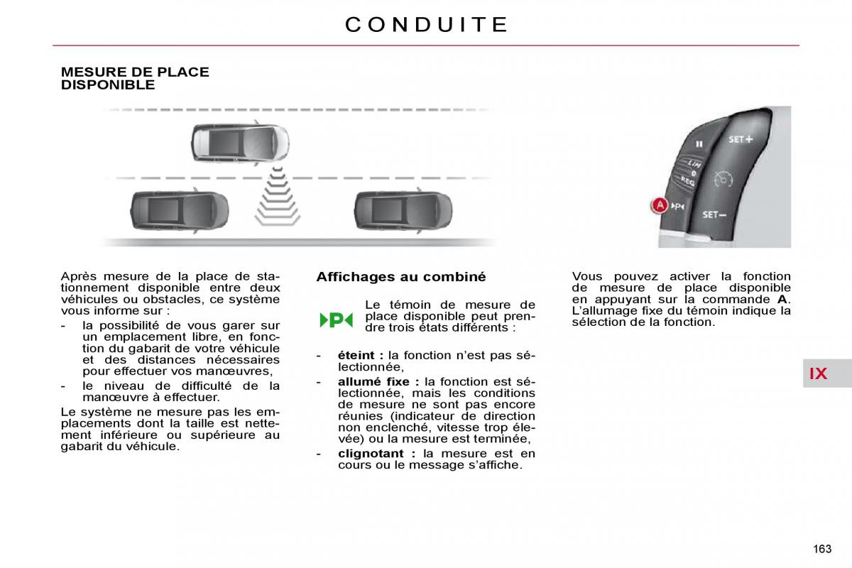 Citroen C4 Picasso I 1 owners manual manuel du proprietaire / page 168