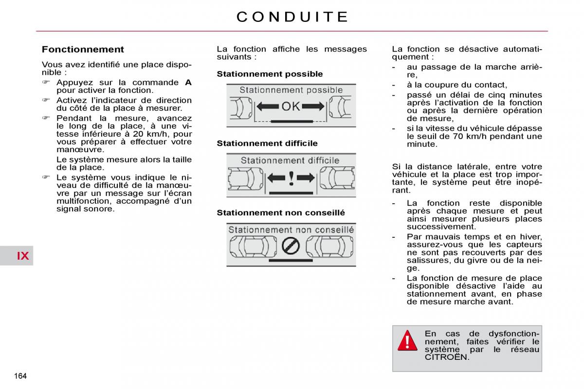 Citroen C4 Picasso I 1 owners manual manuel du proprietaire / page 169