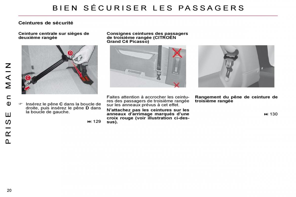 Citroen C4 Picasso I 1 owners manual manuel du proprietaire / page 17