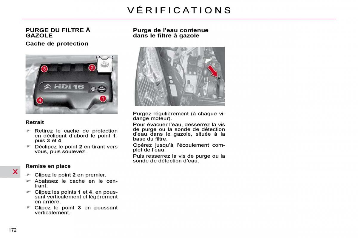 Citroen C4 Picasso I 1 owners manual manuel du proprietaire / page 176