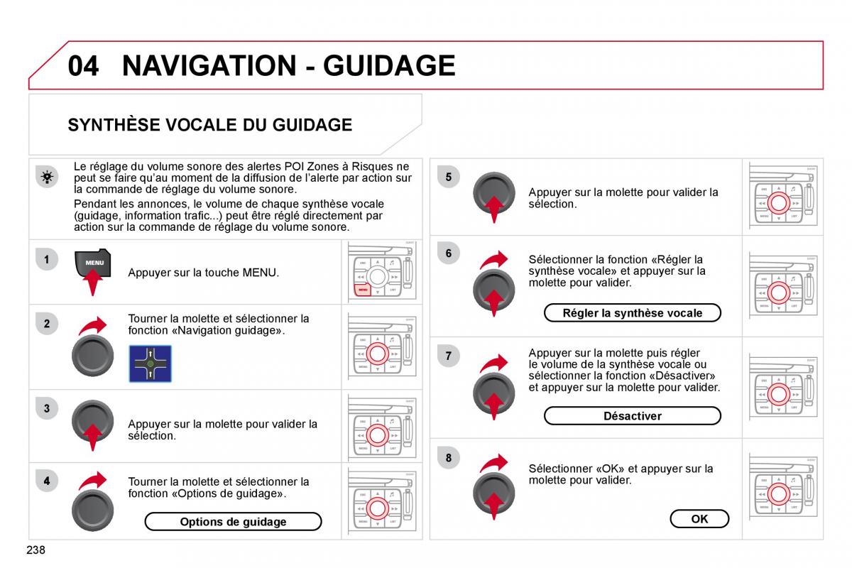 Citroen C4 Picasso I 1 owners manual manuel du proprietaire / page 237