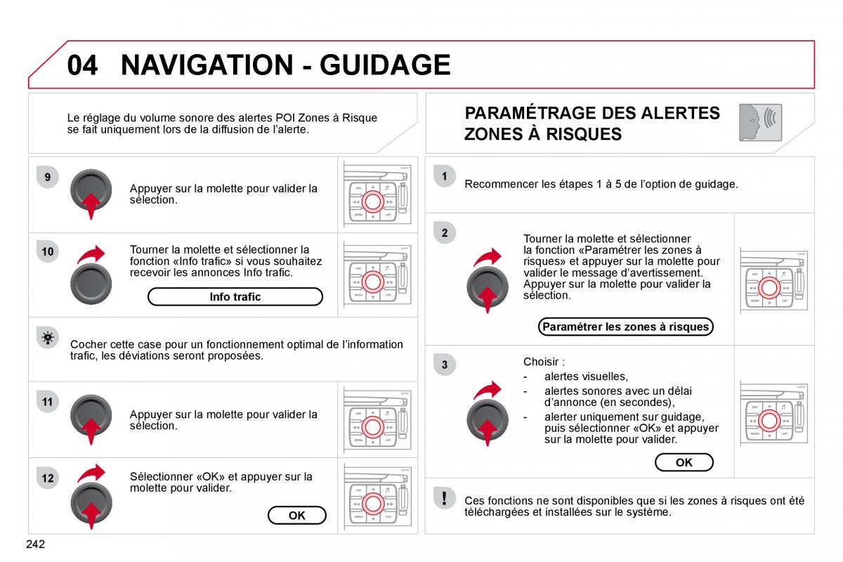 Citroen C4 Picasso I 1 owners manual manuel du proprietaire / page 241