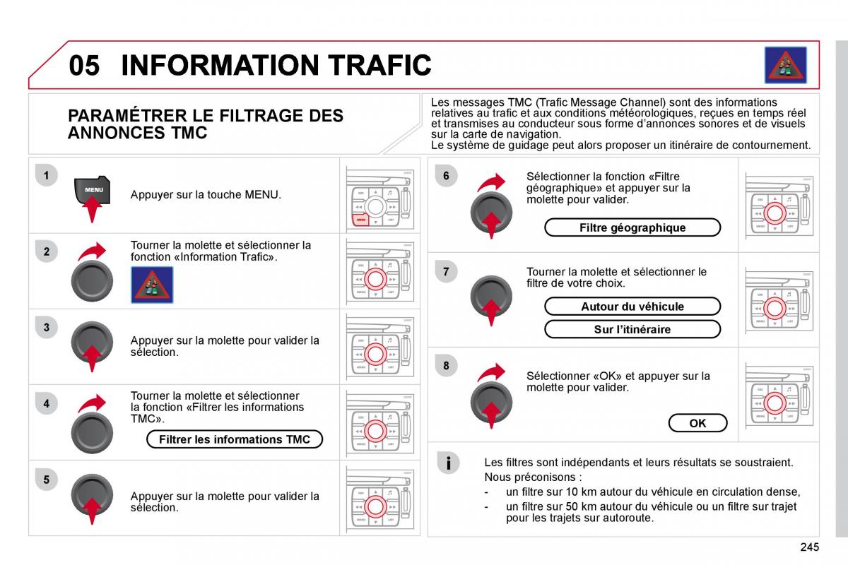 Citroen C4 Picasso I 1 owners manual manuel du proprietaire / page 244