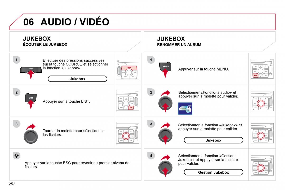 Citroen C4 Picasso I 1 owners manual manuel du proprietaire / page 251