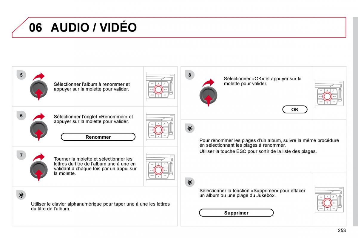 Citroen C4 Picasso I 1 owners manual manuel du proprietaire / page 252