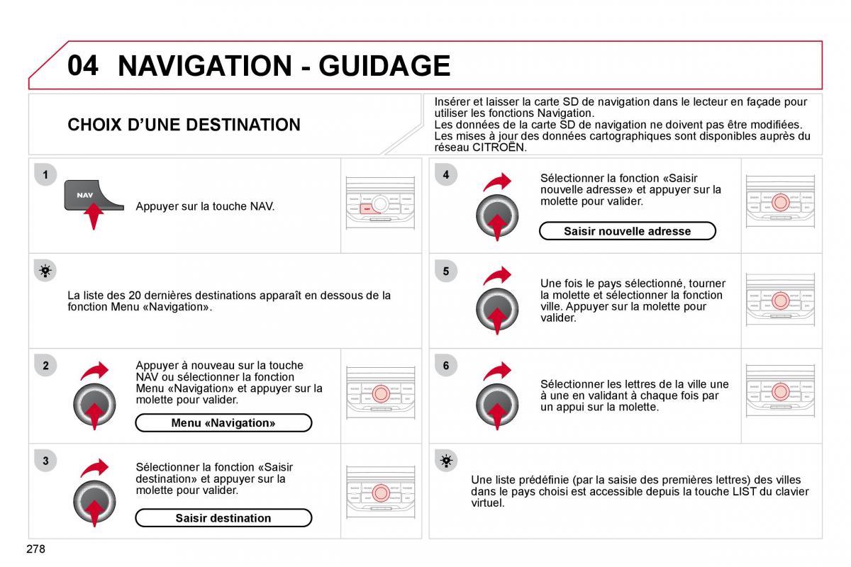 Citroen C4 Picasso I 1 owners manual manuel du proprietaire / page 276